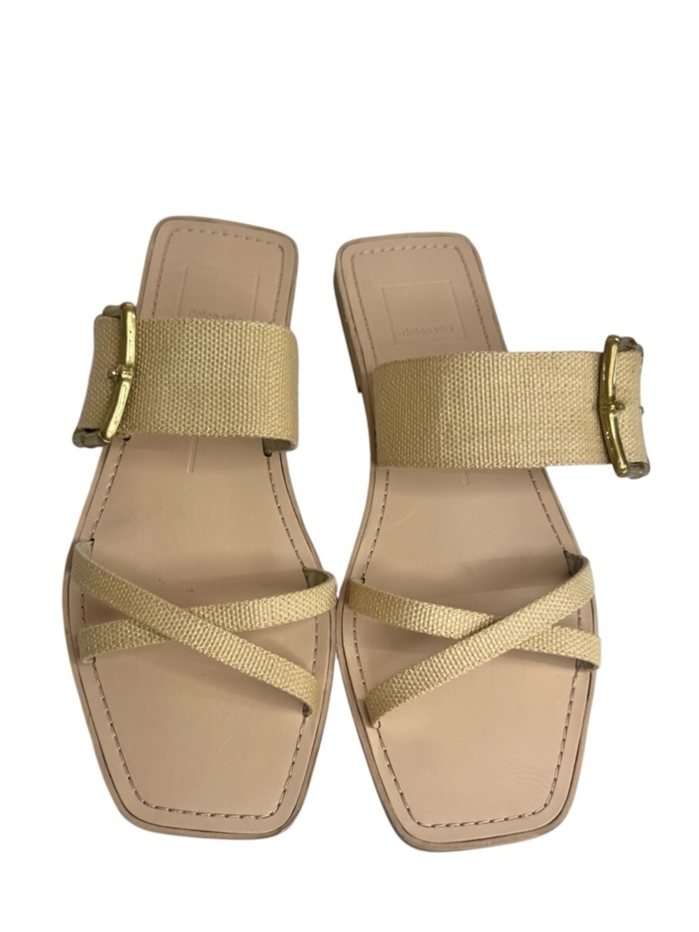 Dolce Vita Lowyn  Natural Raffia Sandal Size 8.5